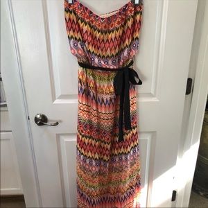 Joy Joy Multi-color Maxi Dress